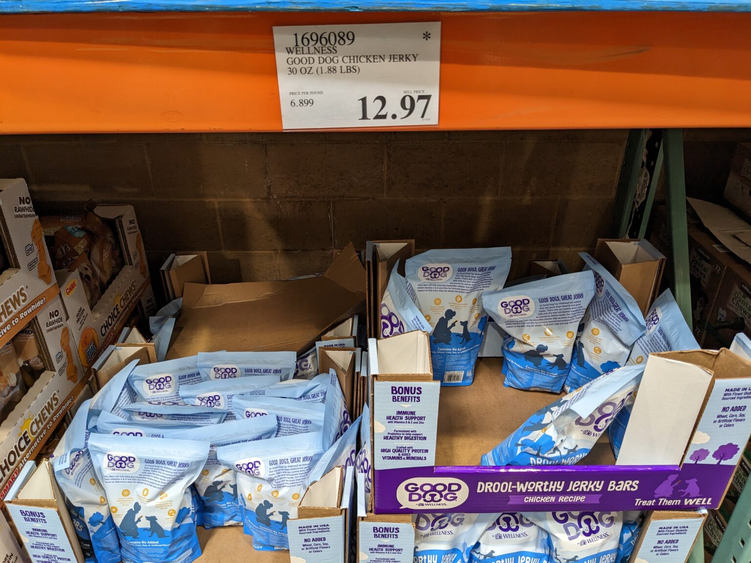 Wellness Good Dog Chicken Jerkey 30oz