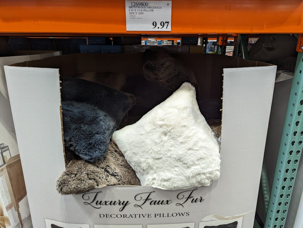 Brentwood Originals Faux Fur Pillow