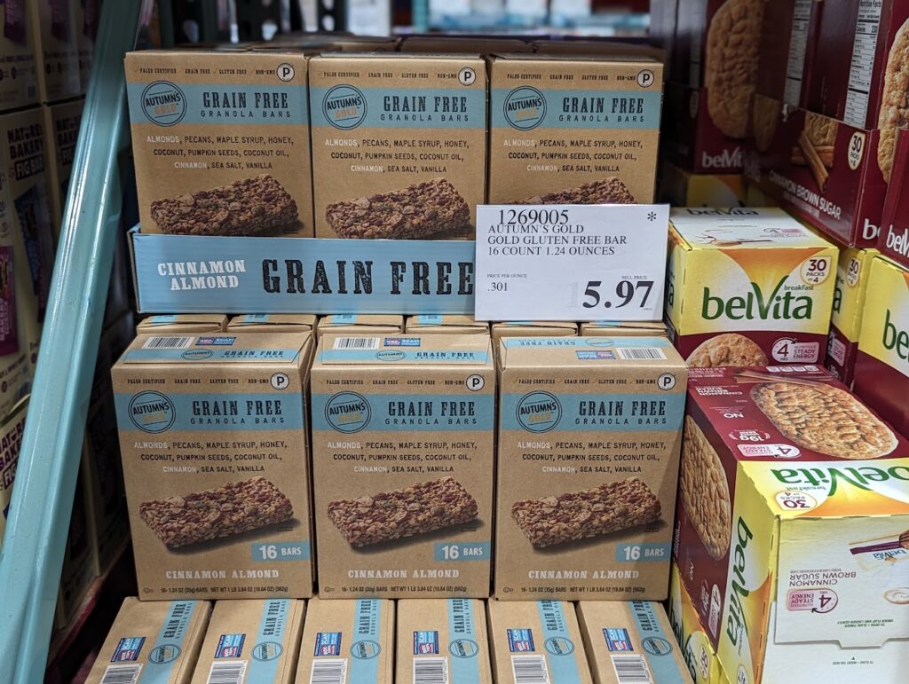 Autumn's Gold Grain Free Granola Bars