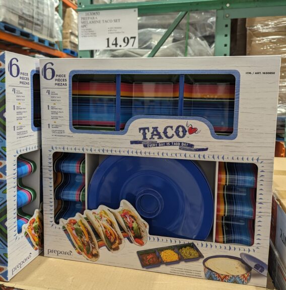 Prepara Melamine Taco Set