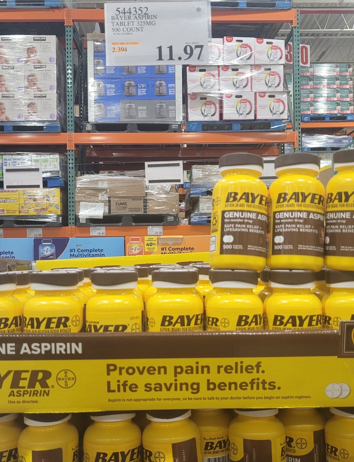 Bayer Aspirin Tablets 325MG Costco97