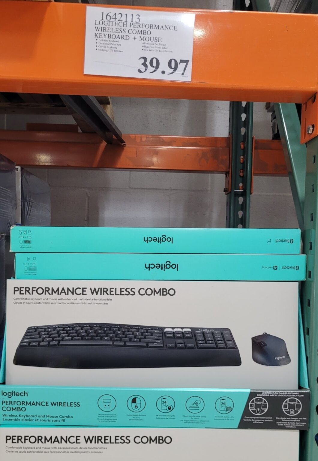 Logitech Performance Wireless Combo Keyboard + Mouse