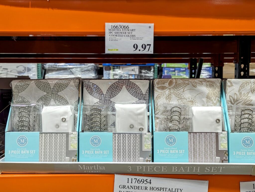 Martha Stewart 3pc Shower Set