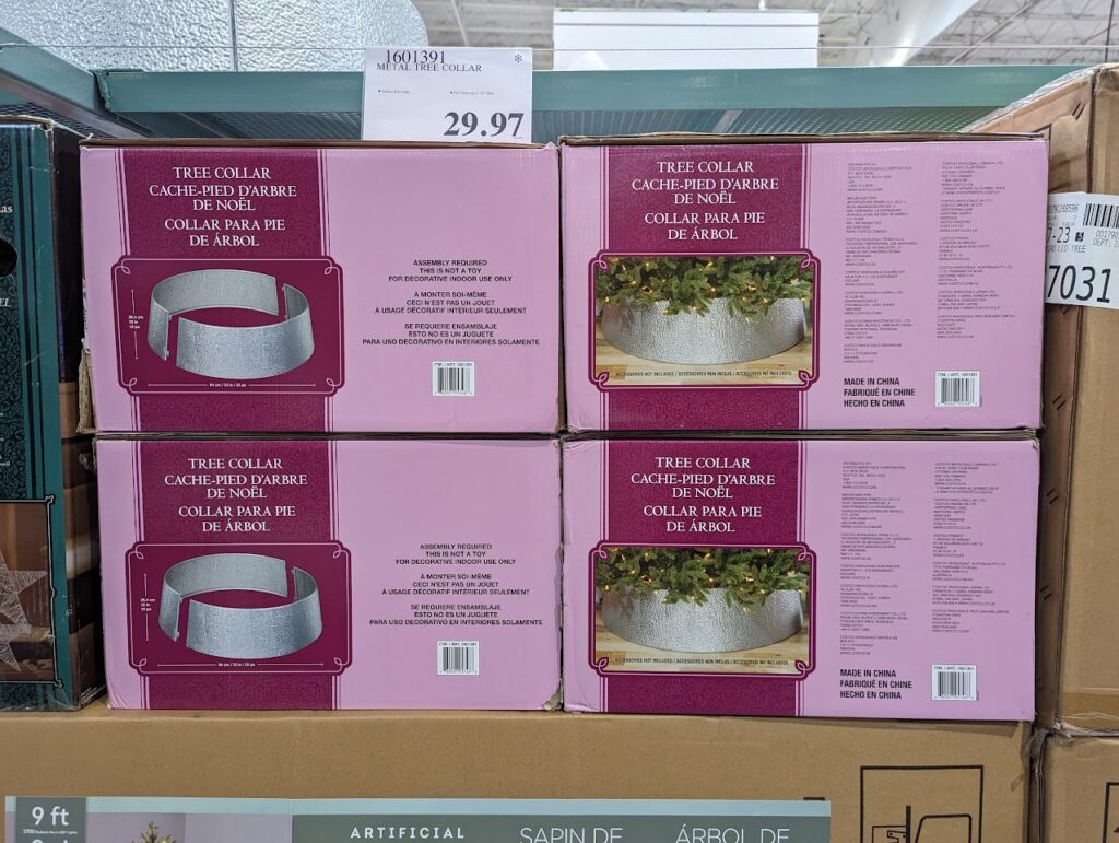 Metal Christmas Tree Collar