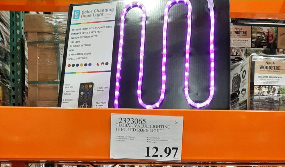 18ft LED Color Changing Rope Light Set