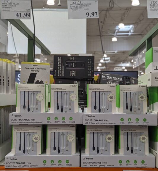 Belkin Boost Charge USBC to Lightning Silicone Cable 4pk