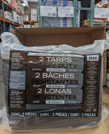 Heavy-Duty-Reversible-Tarps-12'-x-16'-2pk-7600001-Livermore, CA