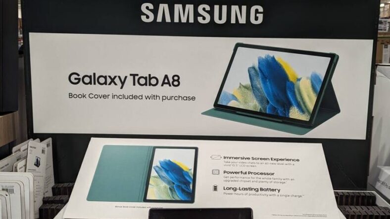 Samsung-10.5-Tab-A8-64GB-Gray-with-Book-Cover-1623093-San Francisco, CA