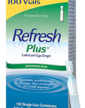 Refresh Plus eye drops, costco coupon book