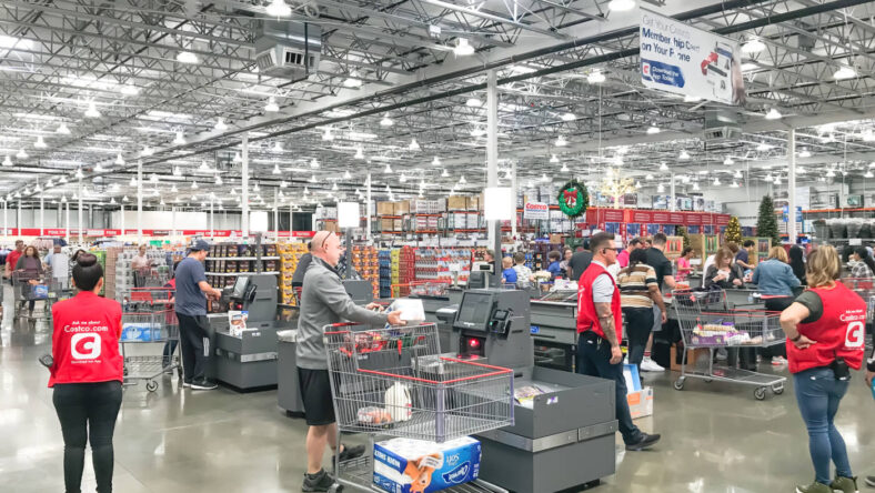 Costco checkout line