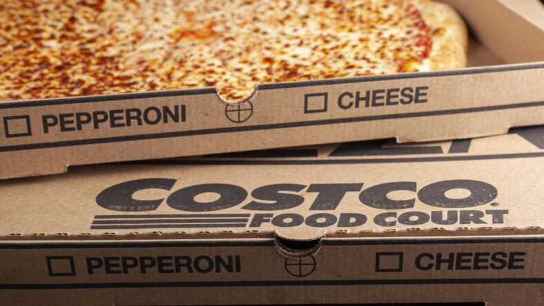 Costco cheese pizza