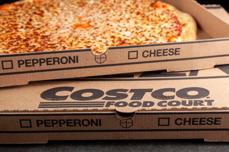 Costco cheese pizza