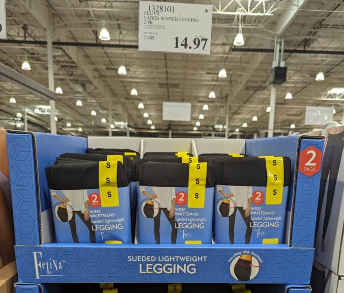 Felina Ladies Sueded Legging 2pk