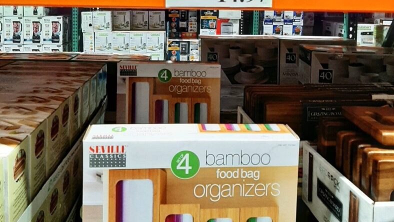 Seville-Classics-Bamboo-Food-Storage-Bag-Organizer-4pc-1741884-Owings Mills, MD
