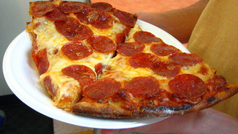 pepperoni pizza slices