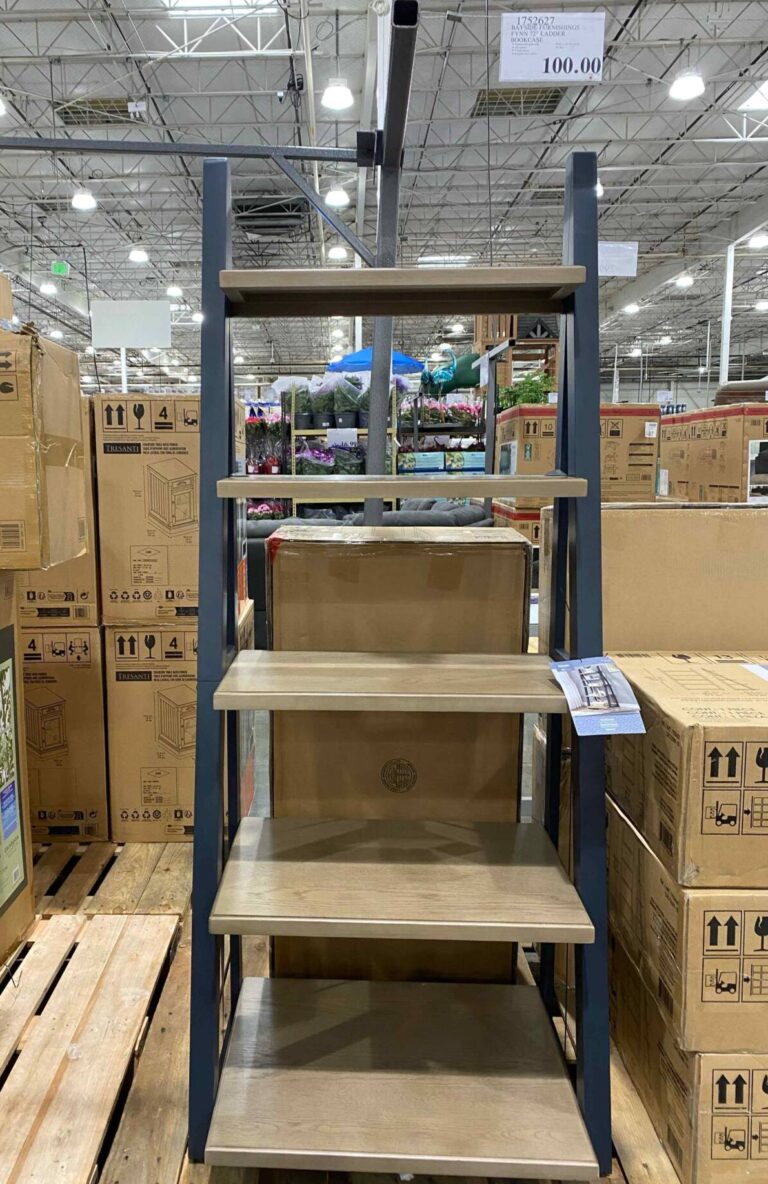 Bayside Furnishings Fynn 72" Ladder Bookcase