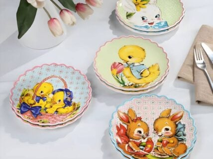 Costco Easter nostalgia plates, Costco