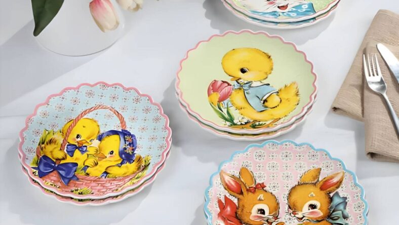 Costco Easter nostalgia plates, Costco