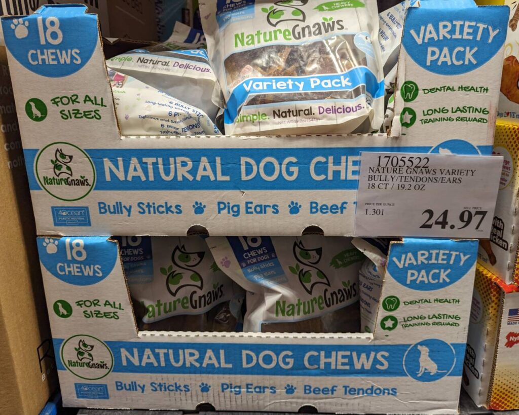 Nature Gnaws Variety Bully/Tendons/Ears