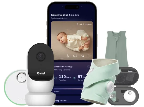 Owlet Dream Duo 2 Smart Baby Monitor Deluxe Bundle