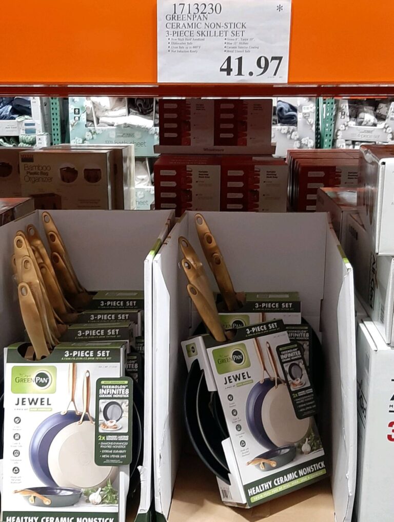 Greenpan Jewel Ceramic NonStick 3pc Skillet Set