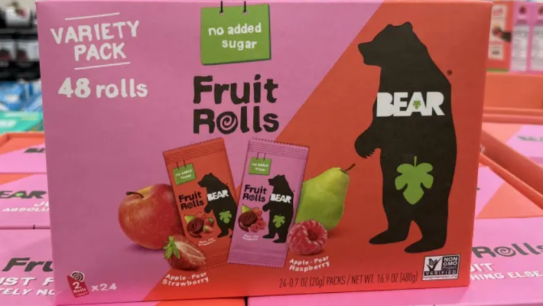gluten free products at Costco: BEAR real fruit rolls
