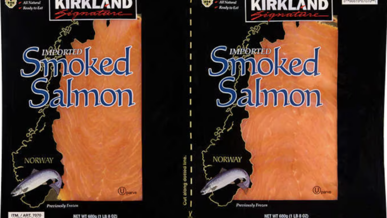 Kirkland Signature smoked salmon