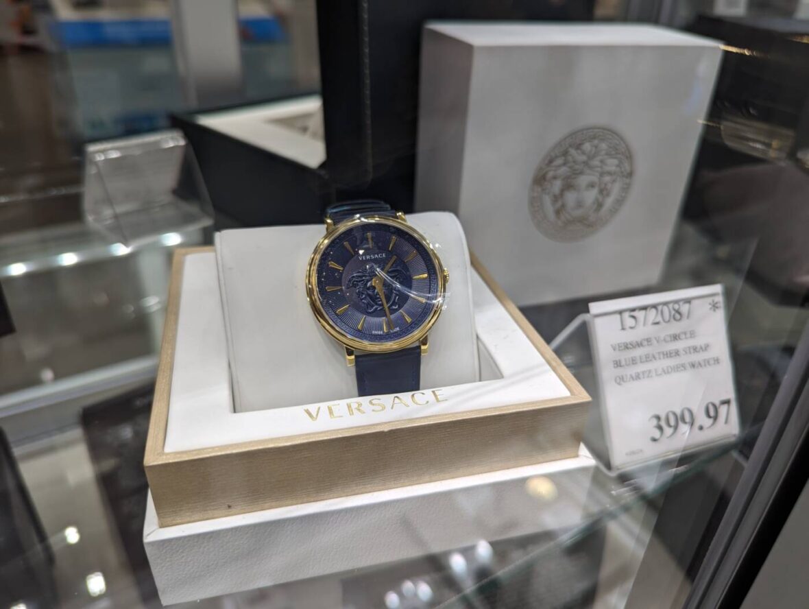Versace-V-Circle-Blue-Leather-Strap-Quartz-Ladies-Watch-1572087-Danville, CA