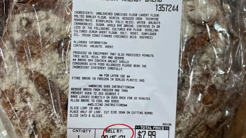 _horrible_ via Reddit , Costco, Cranberry Walnut Bread
