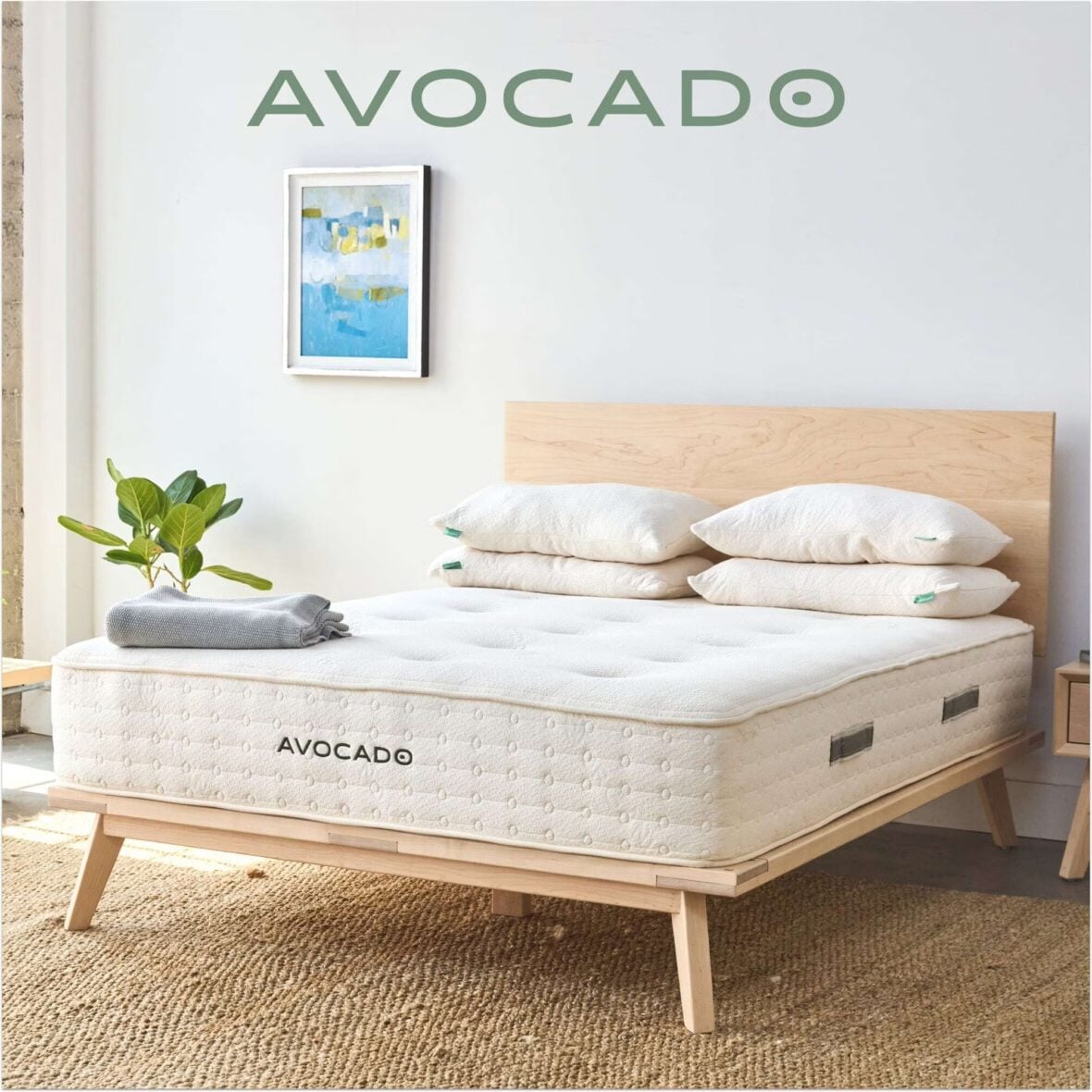 Avocado Organic 11%22 Medium Hybrid Mattress