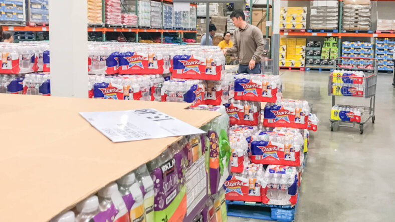 how to check Costco inventory; Costco bottled water