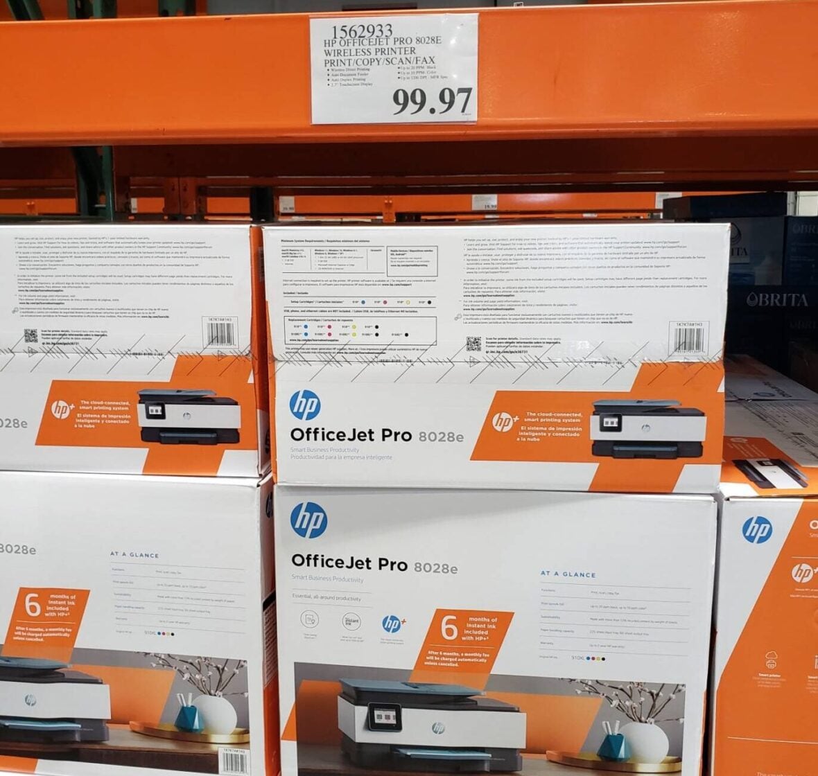 HP-Officeject-Pro 8028E-Wireless-Printer-1562933-Pacoima, CA