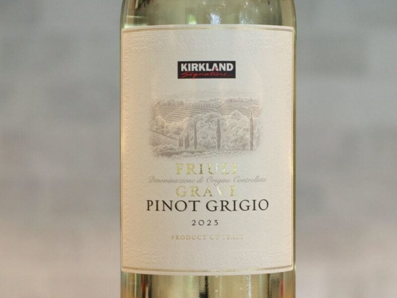 Kirkland Signature Friuli Grave Pinot Grigio Reverse Wine Snob