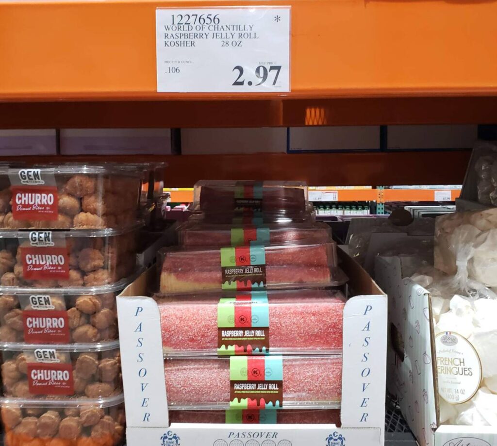 World of Chantilly Raspberry Jelly Roll Kosher