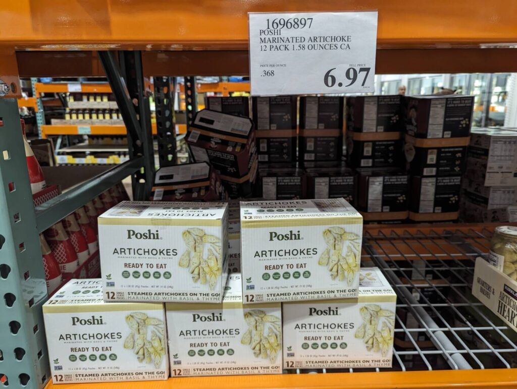 Poshi Marinated Artichoke 12pk 1.58oz CA