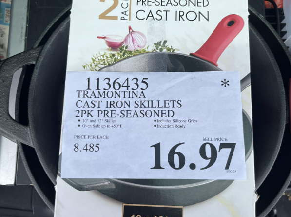 Tramontina-Cast-Iron-Skillets-2pk-Pre-Seasoned-1136435-St. Louis, MO