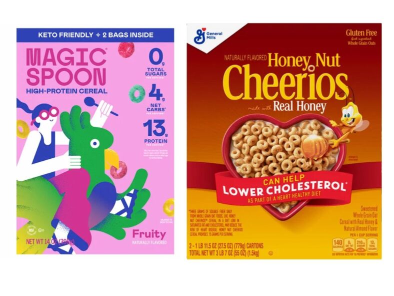Magic Spoon and Honey Nut Cheerio Cereal Costco Instacart