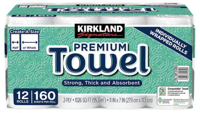 Kirkland Signature paper towels