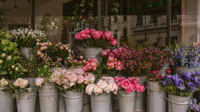 buckets of bouquets