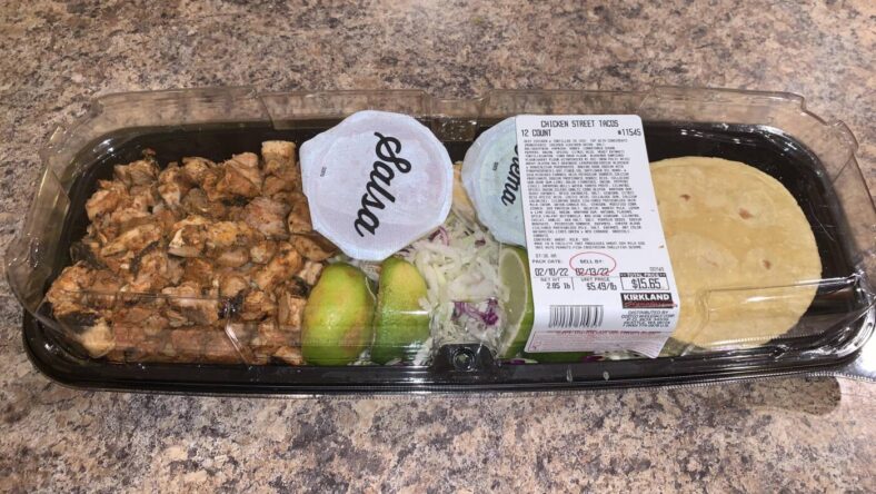 Costco Chicken street tacos