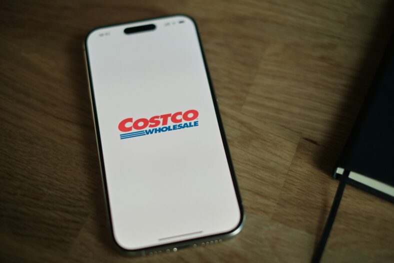 costco logo on phone