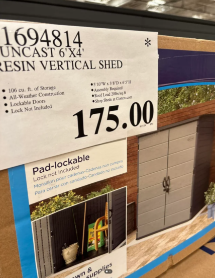 Suncast-6'x4'-Resin-Vertical-Shed-1694814-Naperville, IL