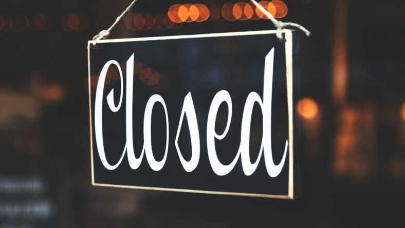 closed sign