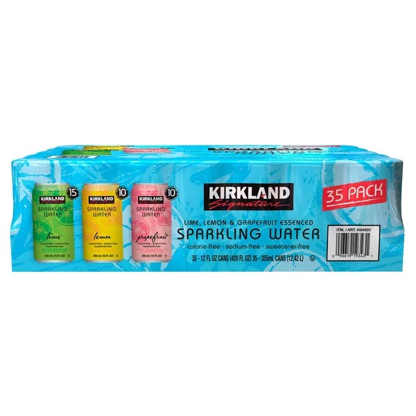 kirkland signature sparkling water