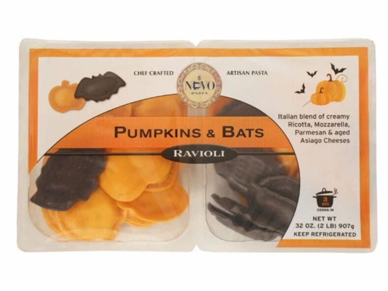 Bats and Pumpkins Ravioli Costco