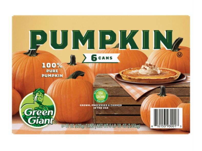Cans of Pumpkin Costco