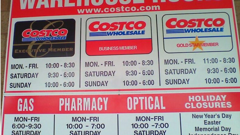 Costco Hours Google Commons