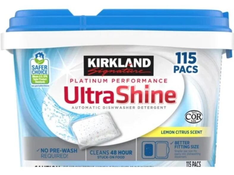 Kirkland Dishwasher pods Costco