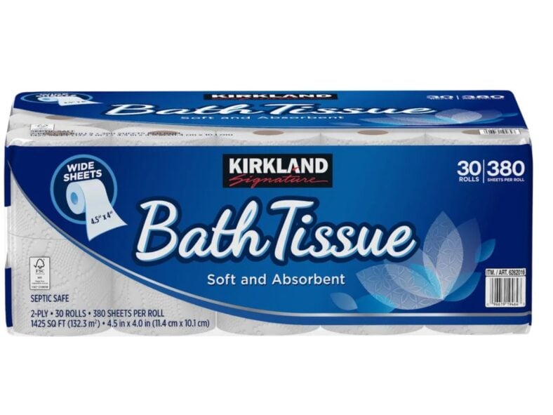 Kirkland Toilet paper Costco