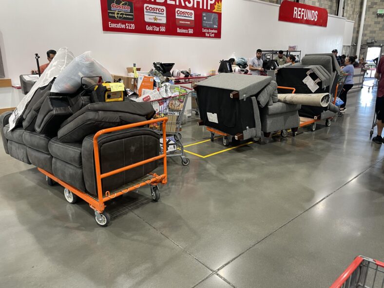 costco return furniture